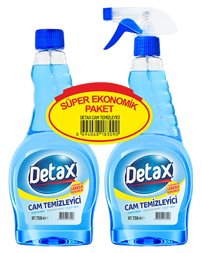 Detax Cam Sil 750ml+750ml Hediyeli