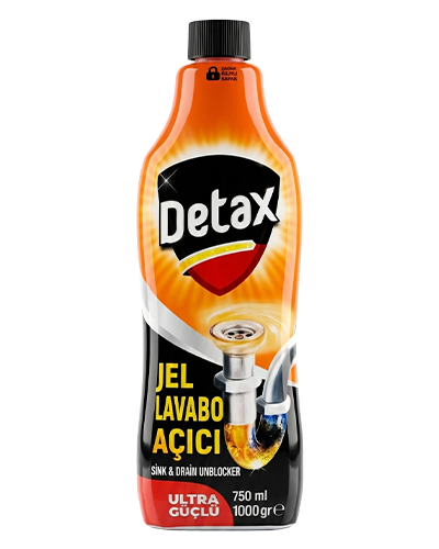 Detax Lavabo Açıcı Jel 1000 gr