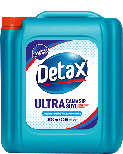 Detax Ultra Çamaşır Suyu 3500 ml mavi