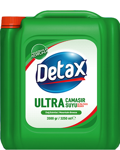 Detax Ultra Çamaşır Suyu 3500 ml yeşil