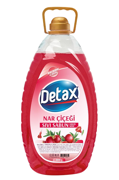 Detax Sıvı El Sabunu 3000 ml Nar Çiçeği