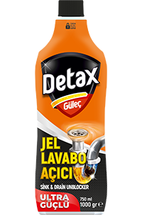 Detax Lavabo Açıcı Jel 1000 gr