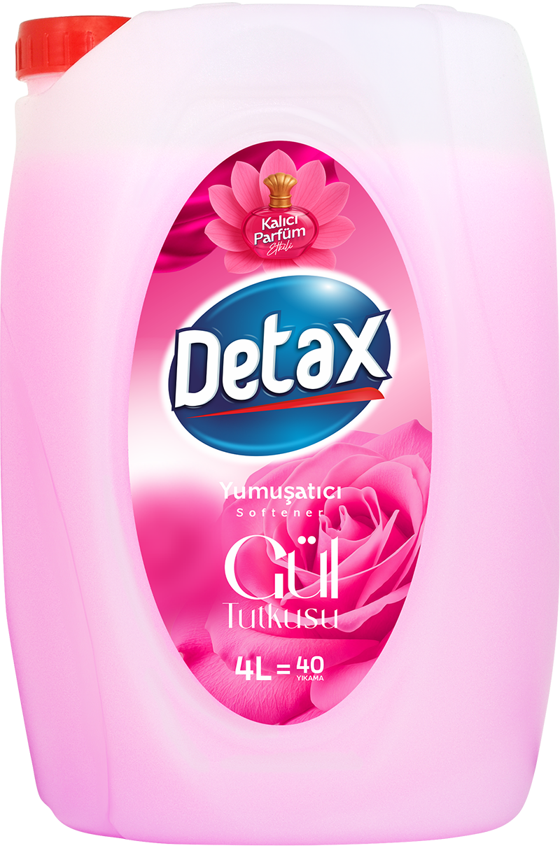 Detax Çamaşır Yumuşatıcı Gül Tutkusu - 4000 ml