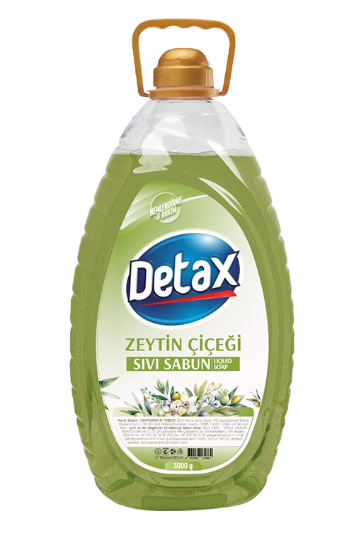 Detax Sıvı El Sabunu 3000 ml Zeytin Çiçeği